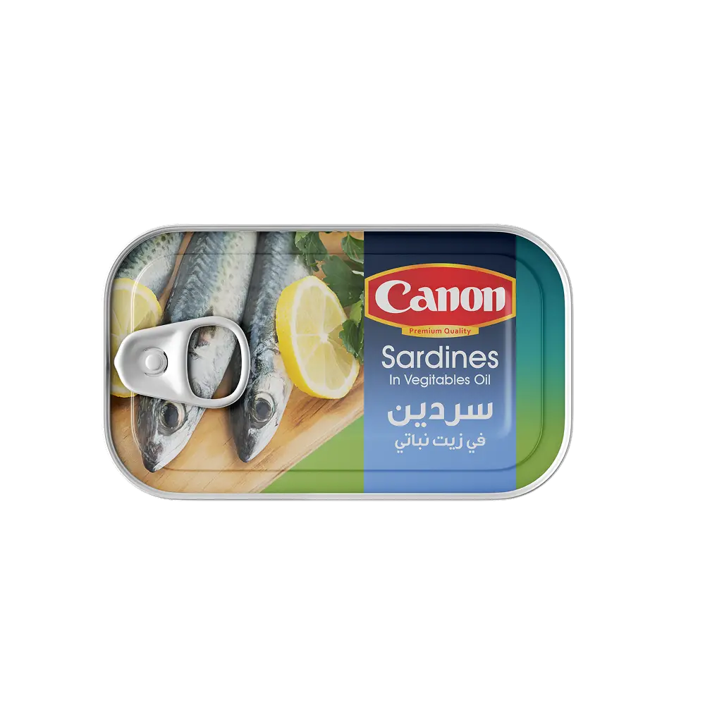 Canon canned sardines tin